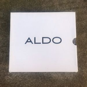 Aldo Black Wedge Heel Sneakers.